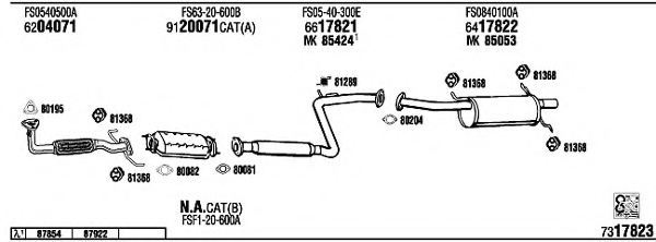 FONOS MA20192 Exhaust System